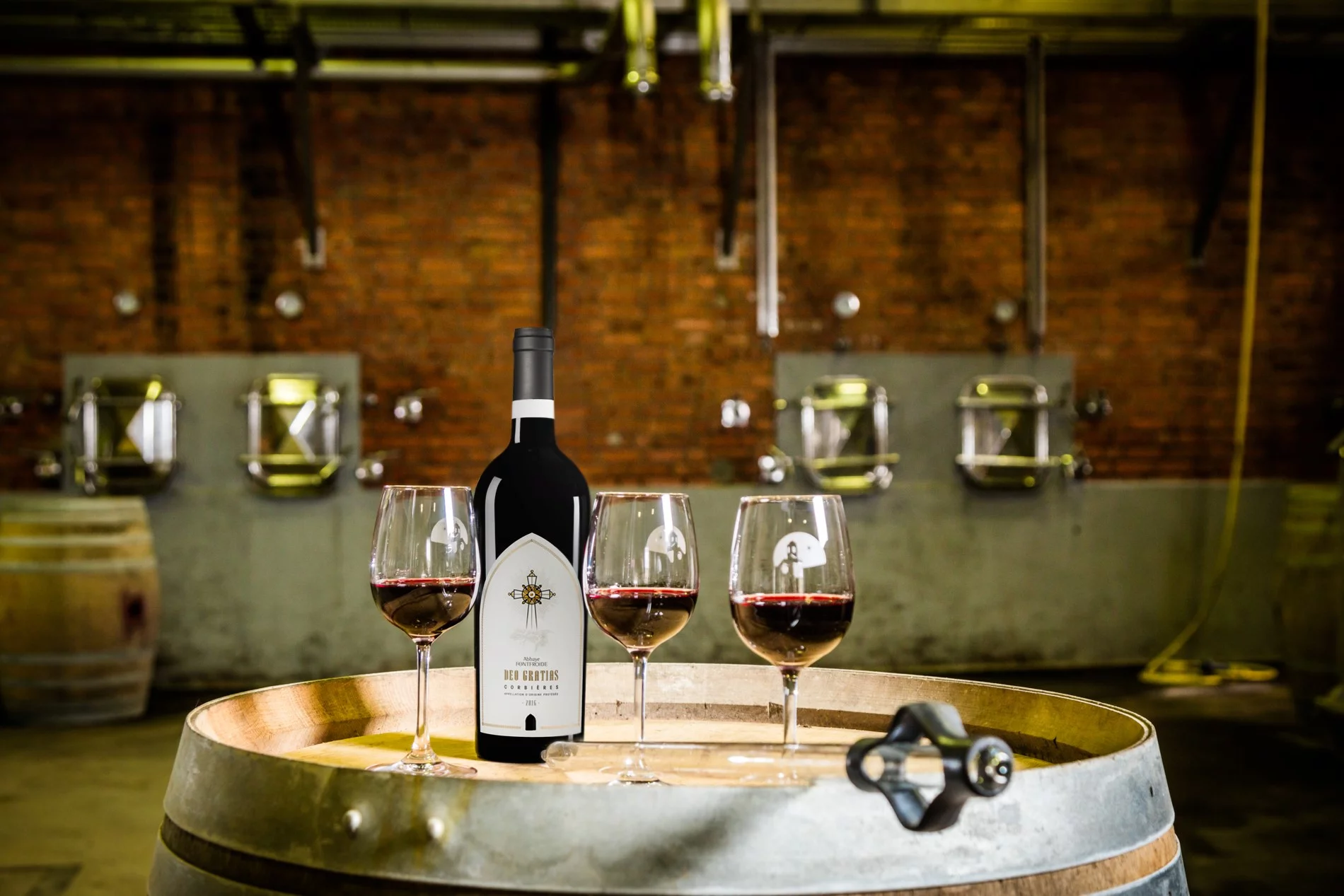 Vins servi dans verre - Vins de Fontfroide